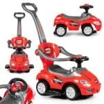 Jeździk, chodzik, pchacz 3w1 deluxe - Multistore 1 Autko jeździk