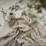 Ażurowy kocyk bambusowy grey 80x100 - MY MEMI 2 Ażurowy kocyk bambusowy