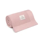 ambusowy kocyk classic powder pink