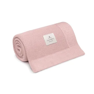 ambusowy kocyk classic powder pink
