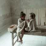 Kocyk powder pink PREMIUM ze 100% wełny merino - MY MEMI 6 kocyk merino warm beige