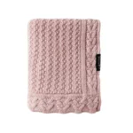 Kocyk merino ciasteczko pudrowe - LULLALOVE 1 Kocyk merino ciasteczko