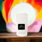 Bambusowy koc makaronik kokos - LULLALOVE 3 Bambusowy koc makaronik kokos