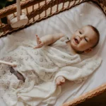 Ażurowy kocyk bambusowy grey 80x100 - MY MEMI 4 Ażurowy kocyk bambusowy