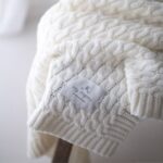 Ciepły kocyk merino cream