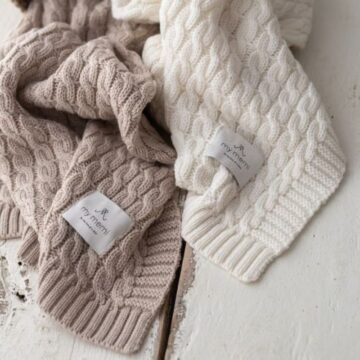 Ciepły kocyk merino