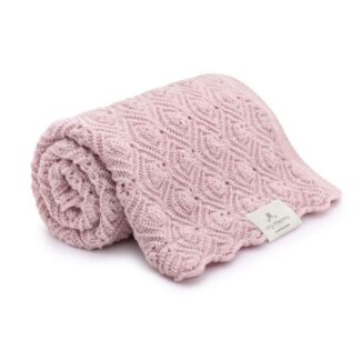 Kocyk Pearl powder pink