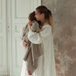 Kocyk powder pink PREMIUM ze 100% wełny merino - MY MEMI 8 Kocyk merino premium