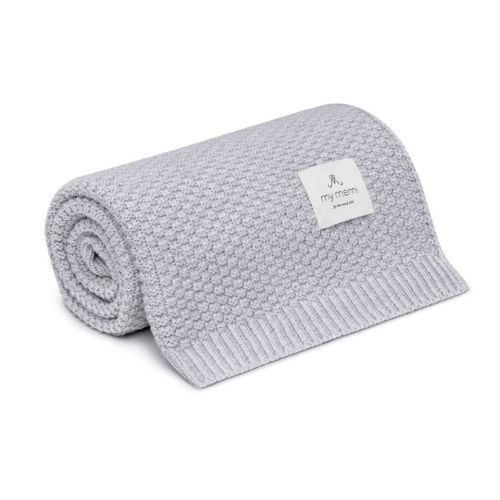 Kocyk merino grey premium Kocyk merino grey premium