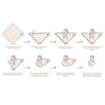 Otulacz merino cream ze 100% wełny - MY MEMI 4 otulacz merino warm beige