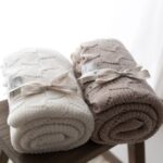 Otulacz merino cream ze 100% wełny - MY MEMI 3 otulacz merino cream