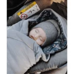 Otulacz / kocyk do fotelika Magic Jungle Khaki - Sleepee 8 Otulacz fotelika dark blue