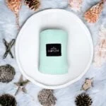 Bambusowy koc klasyczny miętowy - LULLALOVE 7 kocyk klasyczny miętowy