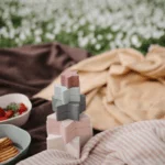 Piramidka Sensoryczna Gwiazdki Nesting Star - Mushie 5 Piramidka Sensoryczna Gwiazdki Mushie