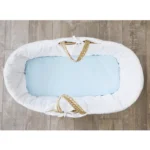 Prześcieradło do gondoli niebieskie - LULLALOVE 1 Prześcieradło do gondoli niebieskie