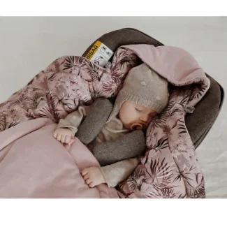 Otulacz fotelika powder pink