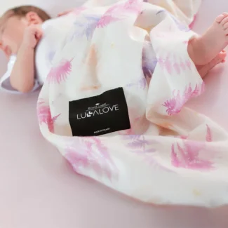 Prześcieradło na przewijak różowe