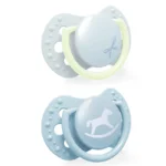 Zestaw wyprawkowy Baby Shower boy - LOVI 6 Smoczek silikonowy dynamiczny 0-2m Baby Shower Boy