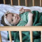 Bambusowy kocyk classic bottle green 80x100 - My Memi 5 Bambusowy kocyk classic bottle green