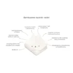 Bambusowy ręcznik rabbit beige - My Memi 8 Bambusowy ręcznik rabbit