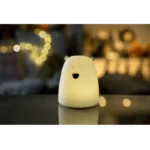 Miś Mały lampka silikonowa niebieska - Rabbit & Friends 6 Miś Mały lampka silikonowa biała