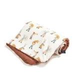 Ciepły Koc Velvet HEARTBEAT PINK MUSIC M - La Millou 1 Ciepły Koc Velvet HEARTBEAT PINK M