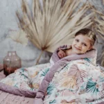 Ciepły Koc Velvet BOHO PALMS LIGHT M - La Millou 2 Ciepły Koc Velvet BOHO PALMS LIGHT M