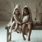 Bambusowy ręcznik rabbit beige - My Memi 7 Bambusowy ręcznik rabbit beige