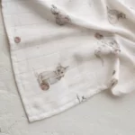 Bambusowa pieluszka muślinowa kittens 65x65 - My Memi 5 Bambusowa pieluszka muślinowa kittens