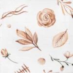 Pieluszka bambusowa kwiaty boho - BOCIOLAND 3 Pieluszka bambusowa kwiaty boho