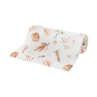 Pieluszka bambusowa kwiaty boho