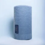 Kocyk bambusowy PARIS niebieski - BOCIOLAND 3 Kocyk bambusowy PARIS niebieski