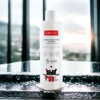 Łagodny żel do mycia i szampon dla niemowląt
