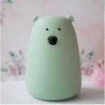 Miś Duży Lampka Silikonowa Szałwiowa