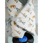 Rożek Niemowlęcy HEARTBEAT BLUE MUSIC - La Millou 2 Rożek Niemowlęcy HEARTBEAT BLUE MUSIC