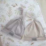 Czapeczka niemowlęca 0-3M Beige - Tiny Star 5 Czapeczka niemowlęca 0-3M