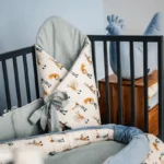 Rożek Niemowlęcy HEARTBEAT BLUE MUSIC - La Millou 4 Rożek Niemowlęcy HEARTBEAT BLUE MUSIC