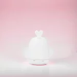 Lampka królik z dyfuzorem biała