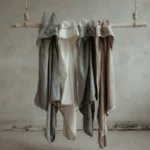 Bambusowy ręcznik bear dusty blue - My Memi 5 Bambusowy ręcznik