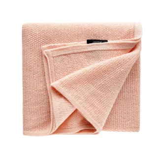 Najważniejsze certyfikaty na zabawki i tkaniny dla dzieci 3 Otulacz merino ryż brzoskwinia