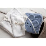 Bambusowy ręcznik bear dusty blue - My Memi 3 Bambusowy ręcznik bear dusty blue