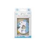 Gryzak silikonowy donat niebieski - Bocioland 3 Gryzak silikonowy donat niebieski