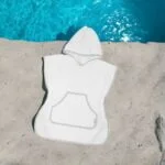 Ponczo kąpielowe białe - Bocioland 2 Ponczo kąpielowe białe