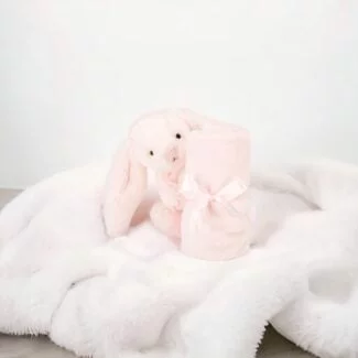 Króliczek Szmatka Przytulanka Różowa