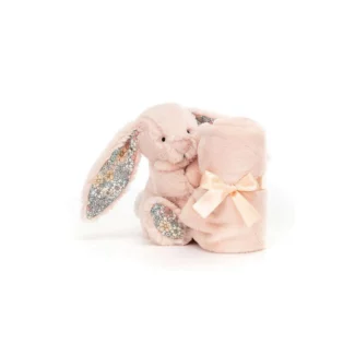 Najważniejsze certyfikaty na zabawki i tkaniny dla dzieci 22 Króliczek Szmatka Przytulanka Pudrowy Róż