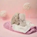 Króliczek Szmatka Przytulanka Beżowa