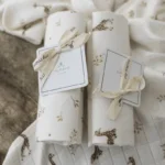 Bambusowa pieluszka muślinowa twigs 65x65 - My Memi 4 prześcieradła my memi