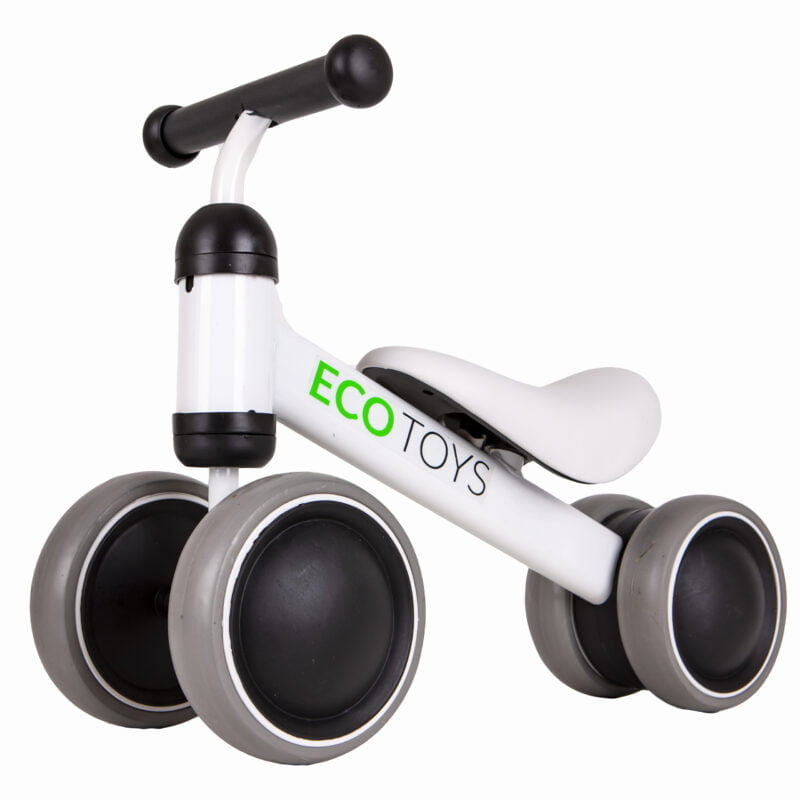 Rowerek biegowy treningowy mini rower dla dzieci biały ECOTOYS Rowerek biegowy treningowy mini rower dla dzieci biały ECOTOYS