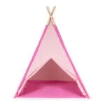 Namiot tipi wigwam różowy dla dzieci - ECOTOYS 1 Namiot namiocik tipi indiański wigwam różowy dla dzieci ECOTOYS