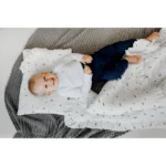 Pościel muślinowa z wypełnieniem 80x100 strzałki - Pulp 2 Pościel muślinowa z wypełnieniem 80x100 strzałki